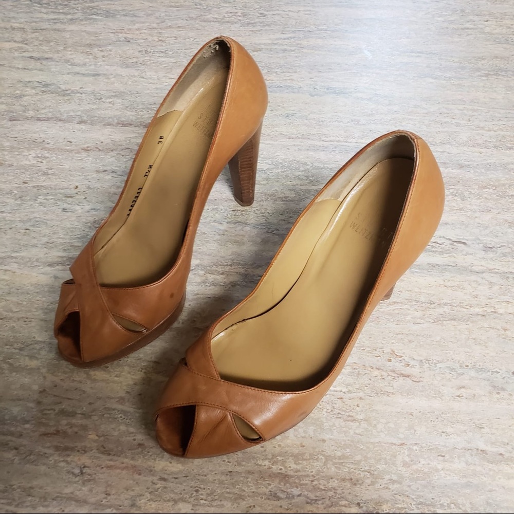 Stuart Weitzman Open Toe Pump/Peep Toe - image 2
